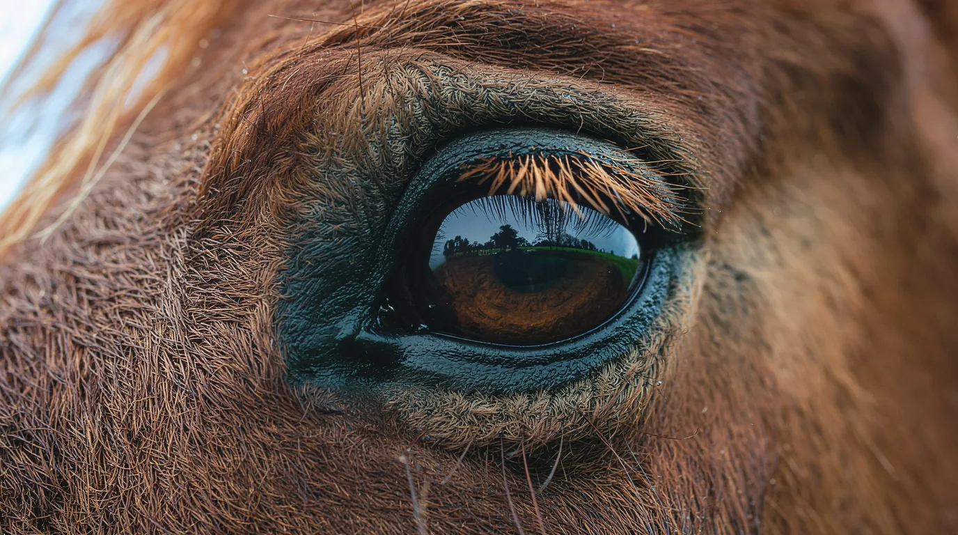 Un regard de cheval au La Ronde des Poneys, Saint-Mexant