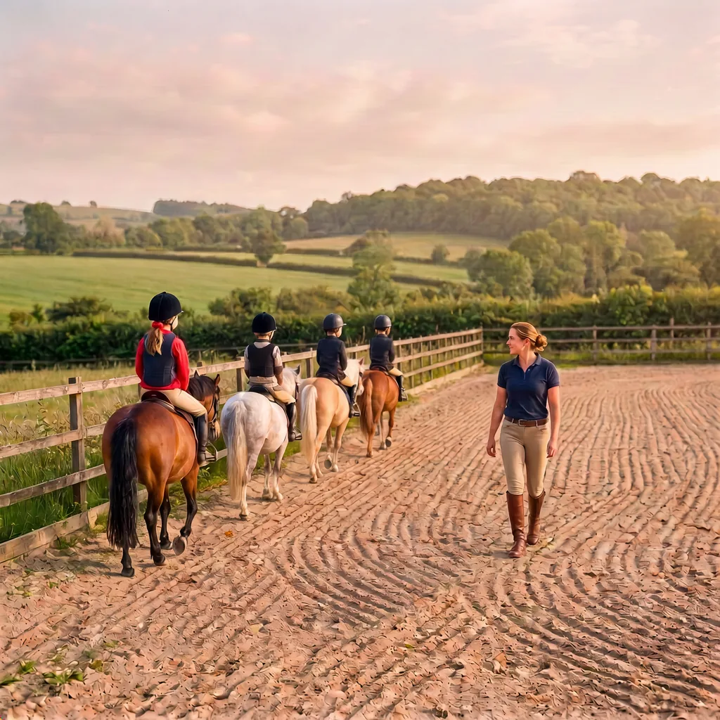 Cours de poney à Saint-Mexant, Corrèze